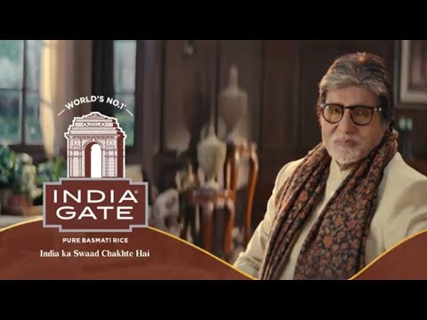 India Gate Basmati Rice| India Ka Swaad Chakhte Hai ft. Amitabh Bachchan | Hindi