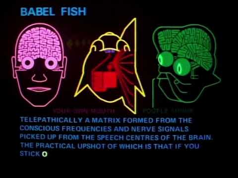 The Babelfish and the Nonexistence of God (Hitchhiker's Guide to the Galaxy).