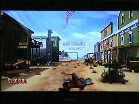 wild west shootout wii video