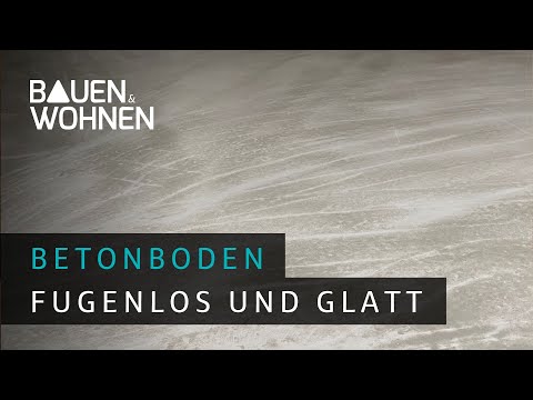 Exposed concrete floor: Easy-care and seamless surface | BUILDING & LIVING