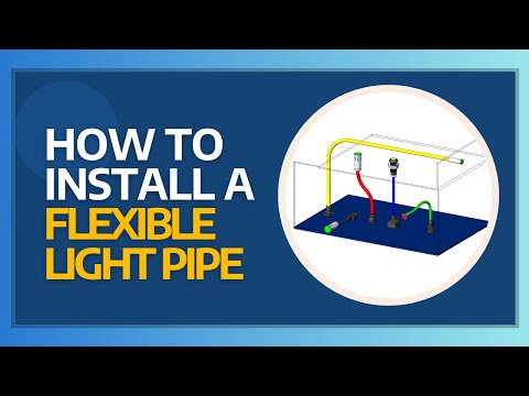 Part of a video titled How to Install a Flexible Light Pipe - YouTube