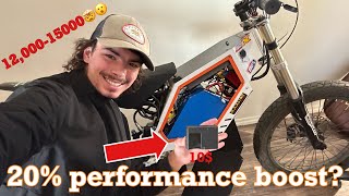 Easiest cooling performance upgrade for enduro e-bike!10$