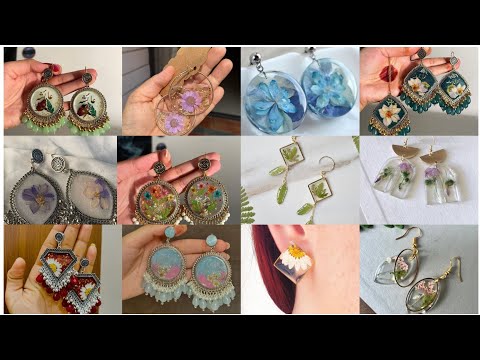 Resin Earrings Ideas #colorsoflifewithmusfira