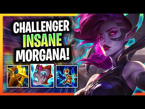 KOREAN CHALLENGER IS INSANE WITH MORGANA! | Challenger Plays Morgana Support vs Karma!