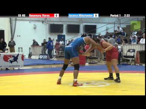 55 KG QF - Rosemary Flores (NYAC) vs. Jacarra Winchester (TMWC)
