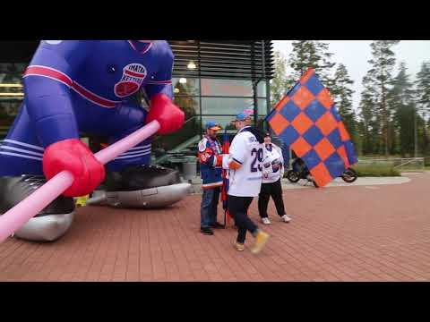 Kiekko-Vantaan kannattajat Ketterän Mestis-avauksessa