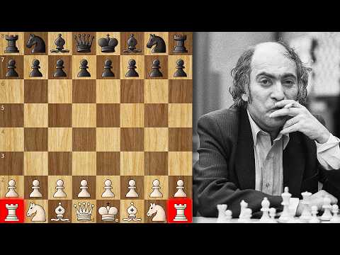 Mikhail Tal Sacrifices Two Rooks to Checkmate Anatoly Karpov - Blitz Chess