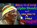 Sebe Allha Ye Sinhala Alpha Blondy Plzz Subtitles On Cc