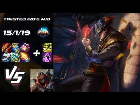 MID Twisted Fate vs Zed - EU Grandmaster Patch 25.18