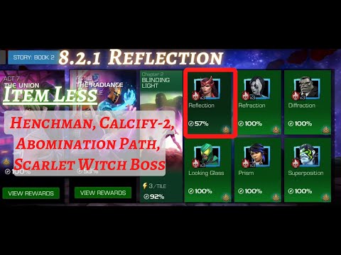 MCOC | 8.2.1 | Henchman | Calcify-2 | Scarlet Witch Boss | Reflection | Item less |