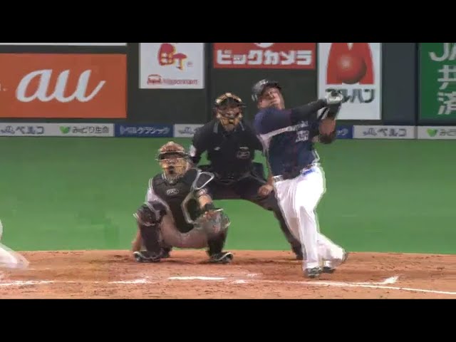 【9回表】手ごたえ十分!! ライオンズ・山川の1号3ランホームランで突き放す!! 2018/3/31 F-L