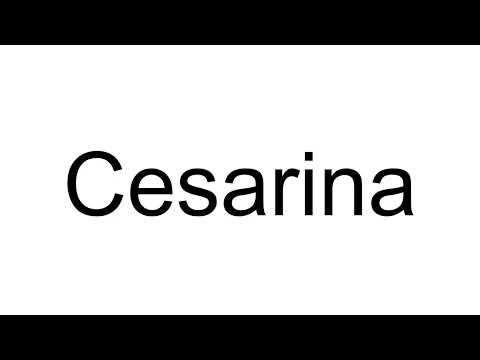 How to Pronounce Cesarina (Italian)