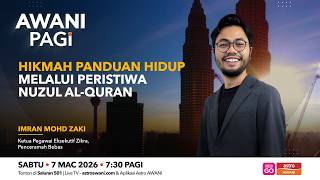 Download lagu [LANGSUNG] #AWANIpagi | Hikmah & Panduan Hidup Melalui Peristiwa Nuzul al-Quran | 7 Mac 2026 mp3