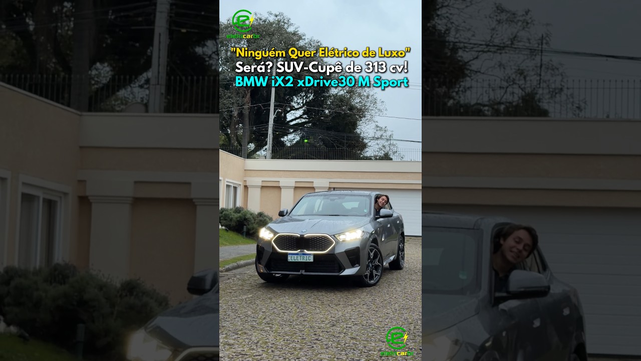 “Ninguém Quer Elétrico de Luxo” Será? SUV-Cupê de 313 cv! BMW iX2⚡
