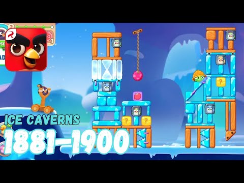 Angry Birds Journey: Levels 1881-1900 (Ice Caverns) Gameplay - Part 95