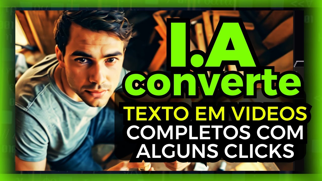 A Inteligência Artificial REVOLUCIONA a conversão de texto em vídeo!