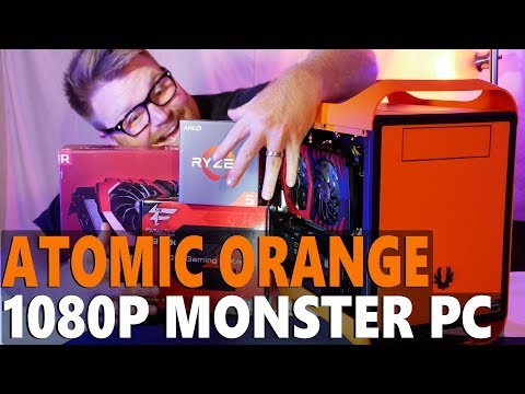 Ultimate AMD Ryzen 5 RX 580 1080p PC - The Atomic Orange Monster