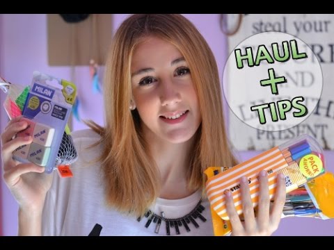 2015 SCHOOL SUPPLIES HAUL + STUDY TIPS