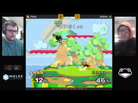 BOPME 19 - Pleeba (Fox) vs Killablue (Falco) - Wave B Pools