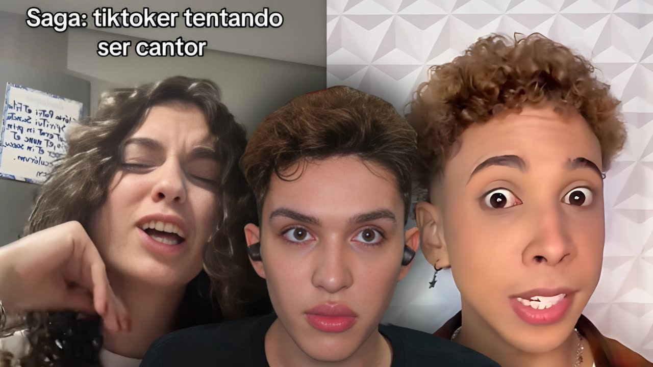 Tiktoker tentando ser cantor