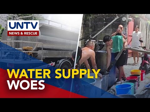 Areas affected by intermittent water supply in Metro Cebu get water rations