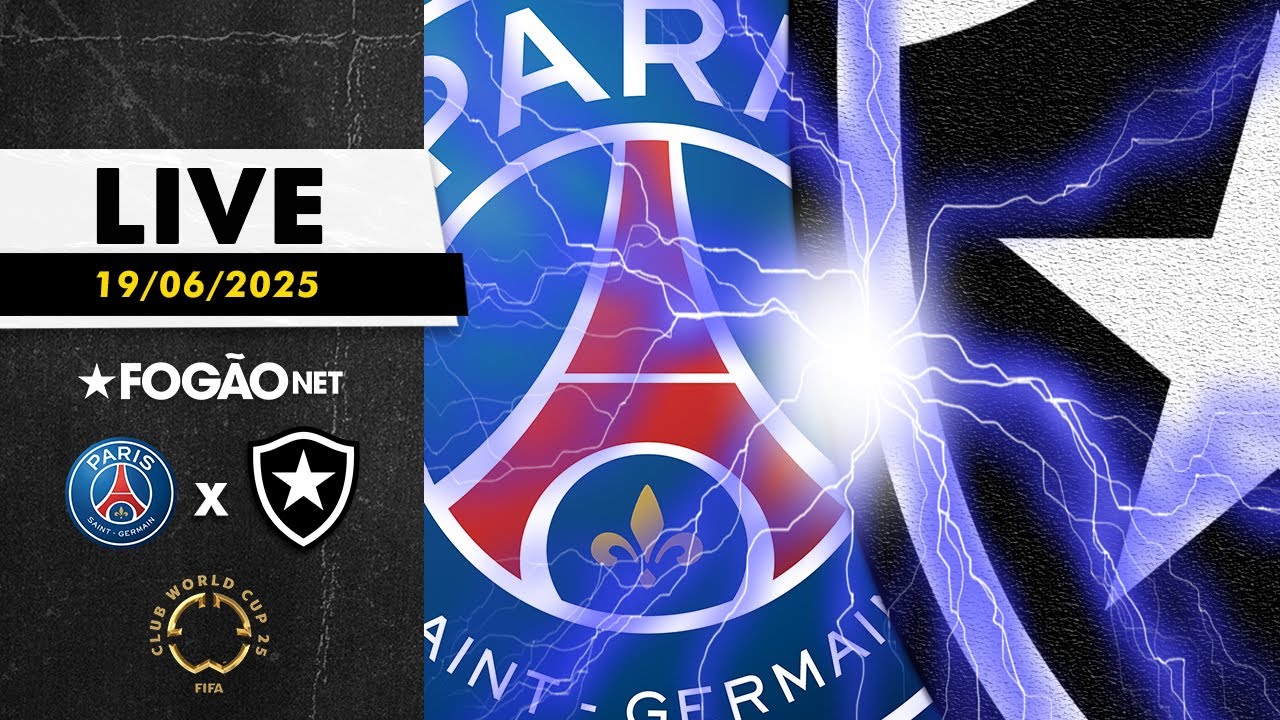 LIVE | Pré-jogo de PSG x Botafogo, pela segunda rodada da Copa do Mundo de Clubes
