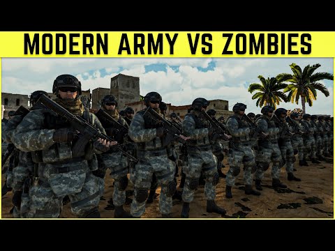 CAN 15000 MODERN SOLDIERS FIGHT AGAINST 1MILLION ZOMBIES - ULTIMATE EPIC BATTLE SIMULATOR 2 - UEBS 2
