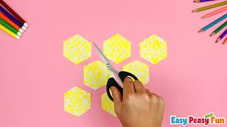 Bubble Wrap Beehive Craft for Kids