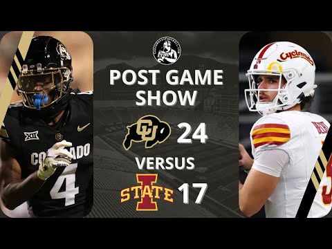 Post Game: Colorado UPSETS #22 Iowa State 24-17 | #PrimeTimeTalk