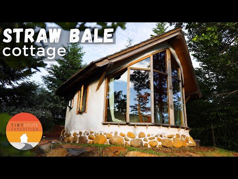Enchanting Straw Bale Cottage & Tiny A-frame Rentals Save Farm!