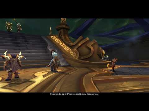 WOW Extra Stuff: Allied Races Quest: Lightforged Draenei