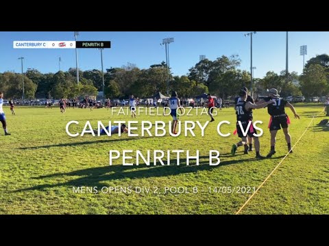 Oztag State Cup 2021 - Canterbury C vs Penrith B -  Mens Opens - 14/05/21