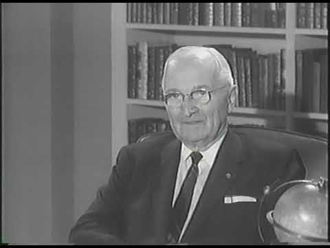 MP2002-456 Former President Truman Discusses the Dismissal of General MacArthur