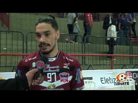GOLEIRO LUCAS DO MANGUEIRINHA FUTSAL FALA APÓS EMPATE CONTRA O APUCARANA FUTSAL