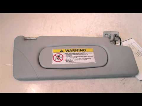 2006 Mercedes SL500 SUN VISOR LIGHT GREY RH 2308100610 - mbiparts.com Used OEM Mercedes Parts... OEM