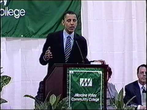 U.S. Senator Barack Obama and Illinois State Senate President Emil Jones, Jr. visit MVCC