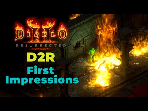 Diablo 2 Resurrected - First Impressions and Highlights from Act 1 - D2R