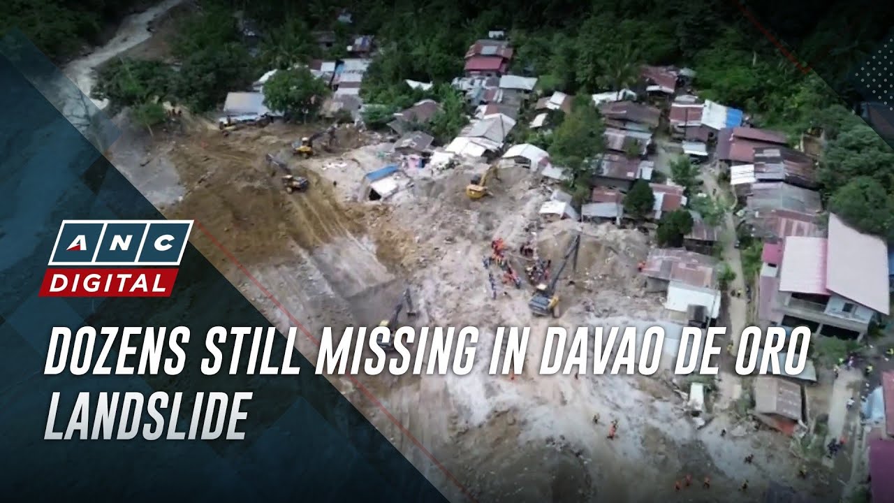 Dozens still missing in Davao de Oro landslide