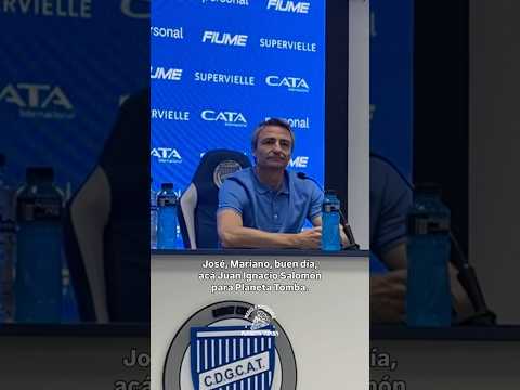 🗣️ La respuesta de Mariano Toedtli a Planeta Tomba, nuevo DT de Godoy Cruz en su presentación. 🔵⚪️