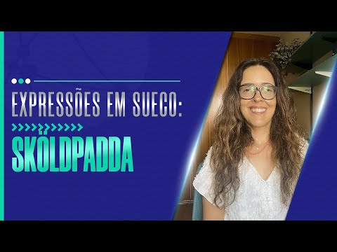 A expressão de hoje é: SKÖLDPADDA | Idiomas Gabriela Rabelo