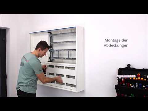 Hager UniversN Bausteine Montage UD23B1, UD23A1, UD33B1