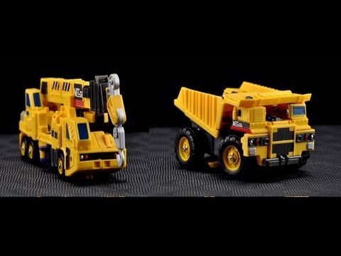 MakeToys Giant Set B - Mobile Crane & Dump Truck