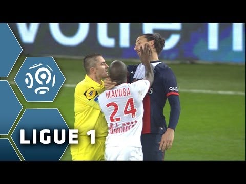 L'altercation Rio Mavuba - Zlatan Ibrahimovic / PSG - Lille - 2013/2014