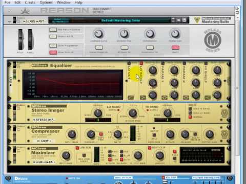 Propellerhead Reason 4 Tutorial Mastering Suite Connections Example