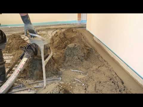 Schwindarmer Estrich schnell belegreif