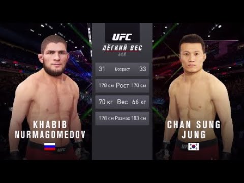 Khabib Nurmagomedov vs Chan Sung Jung "Korean Zombie"