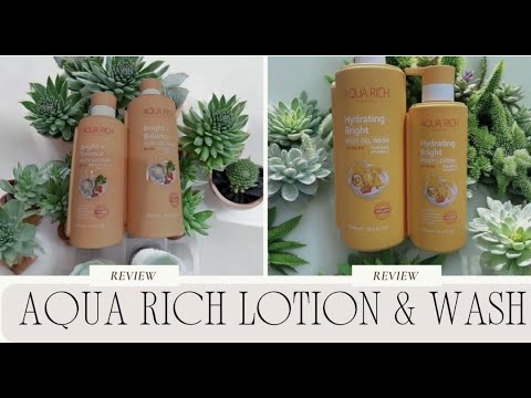 Aqua Rich Lotion Review l Hydrating Bright Vs Bright Plus - The Real Difference