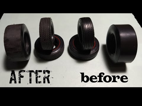 [HOW TO] scuff up model car tires