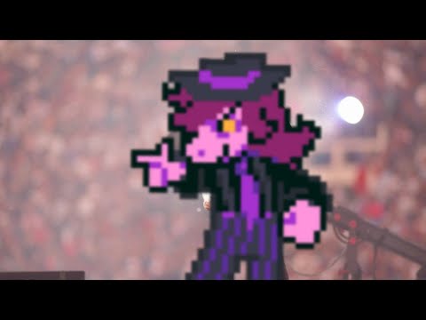 Susie Practices Her Moonwalk (Deltarune Sprite Animation)