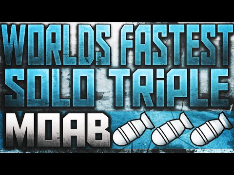 WORLDS FASTEST TRIPLE MOAB SOLO!
